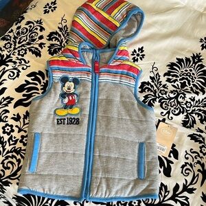 NWT Mickey Mouse heavy vest